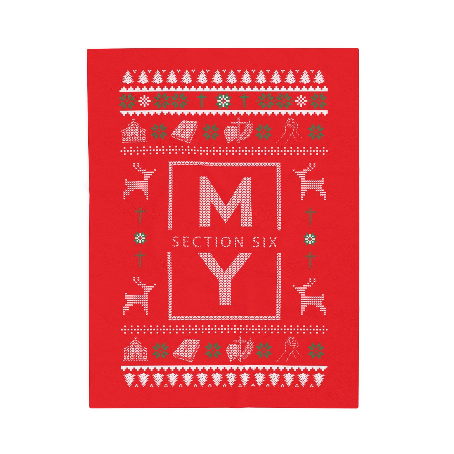 Christmas Velveteen Plush Blanket — MS Section 6 Youth