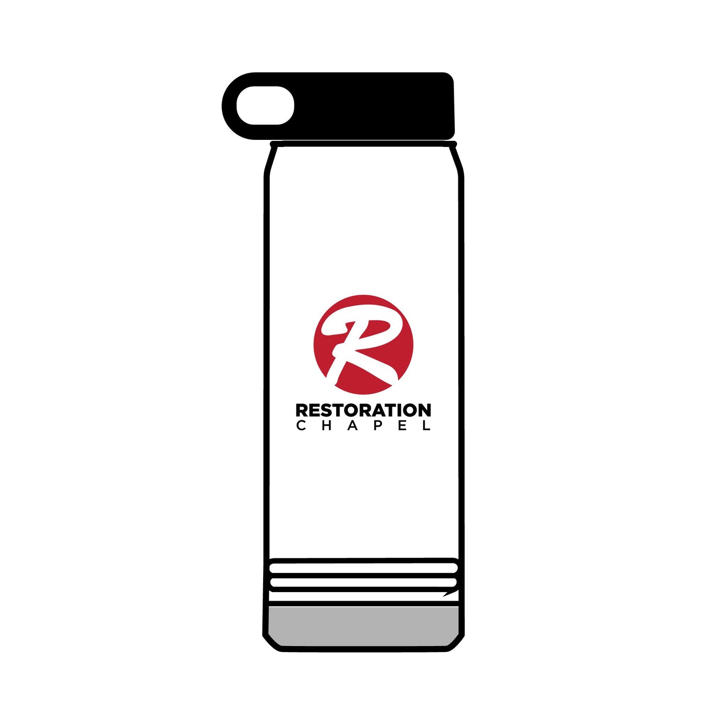 2oz Insulated Water Bottle  - Restoration Chapel