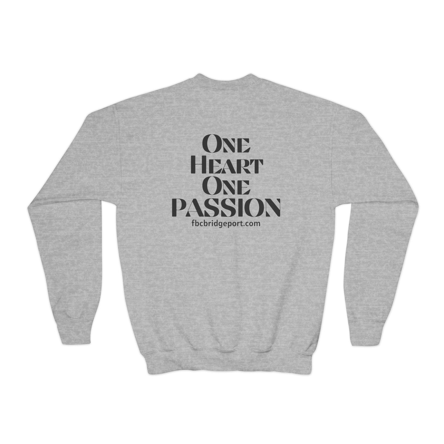Youth - Basic Sweatshirt  - One Heart One Passion
