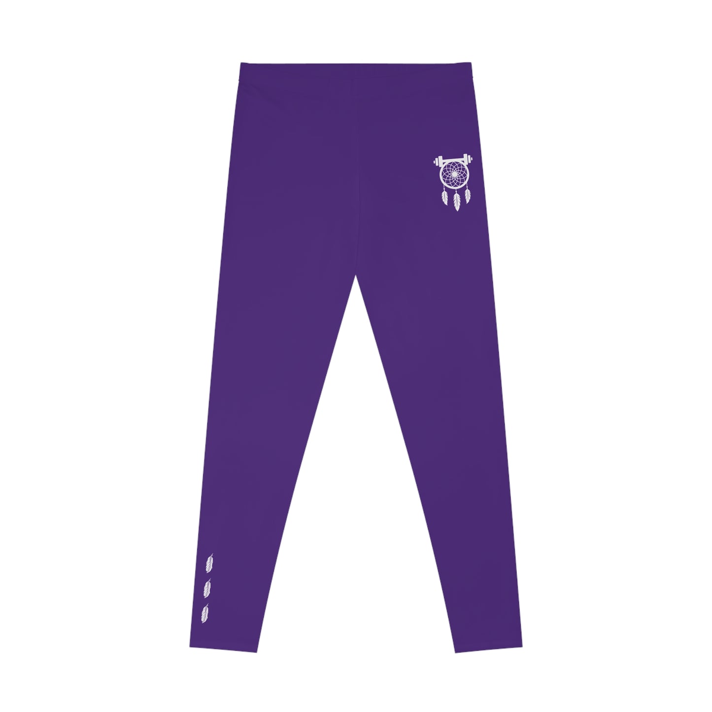 Purple Stretchy Leggings - Body Catcher