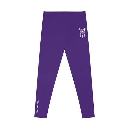 Purple Stretchy Leggings - Body Catcher