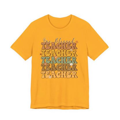 Blessed Teacher Shirt | Bella Canvas Teacher T-Shirt | Fall Teacher Outfit | Teacher Appreciation Gift Tee