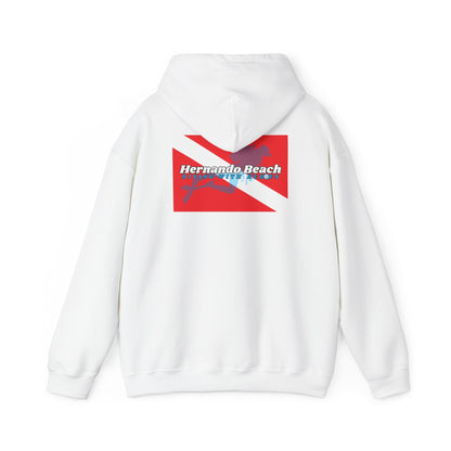 Classic Pullover Hoodie - Hernando Beach Diving - Front & Back Print