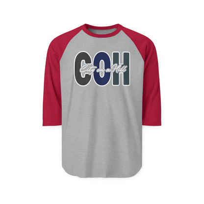 ADULT -  3/4 Sleeve Raglan Shirt - City on a Hill
