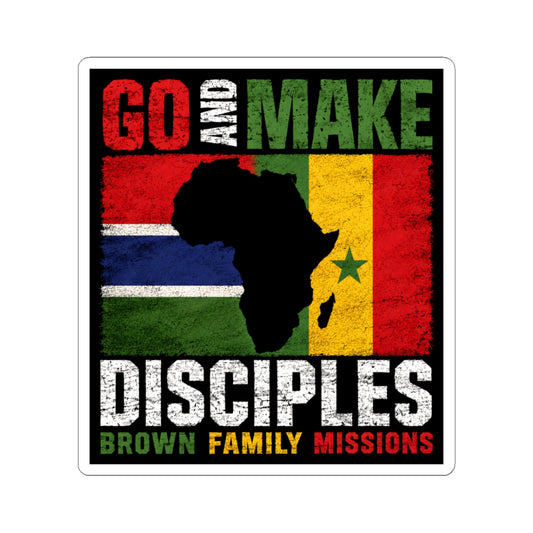 Sticker "Go and Make Disciples" - Brown Family Missions