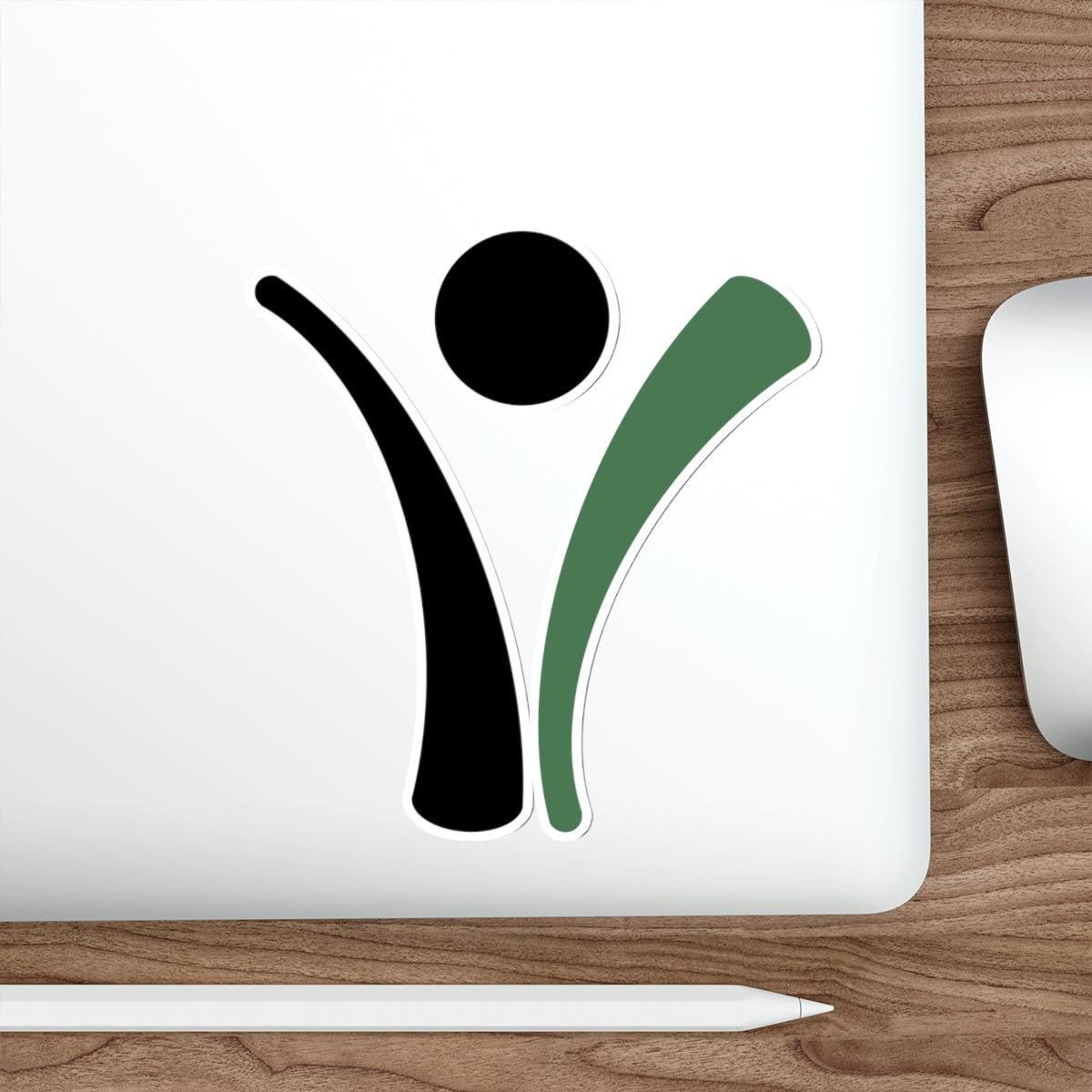 Die-Cut Sticker - Living with Purpose Green Man