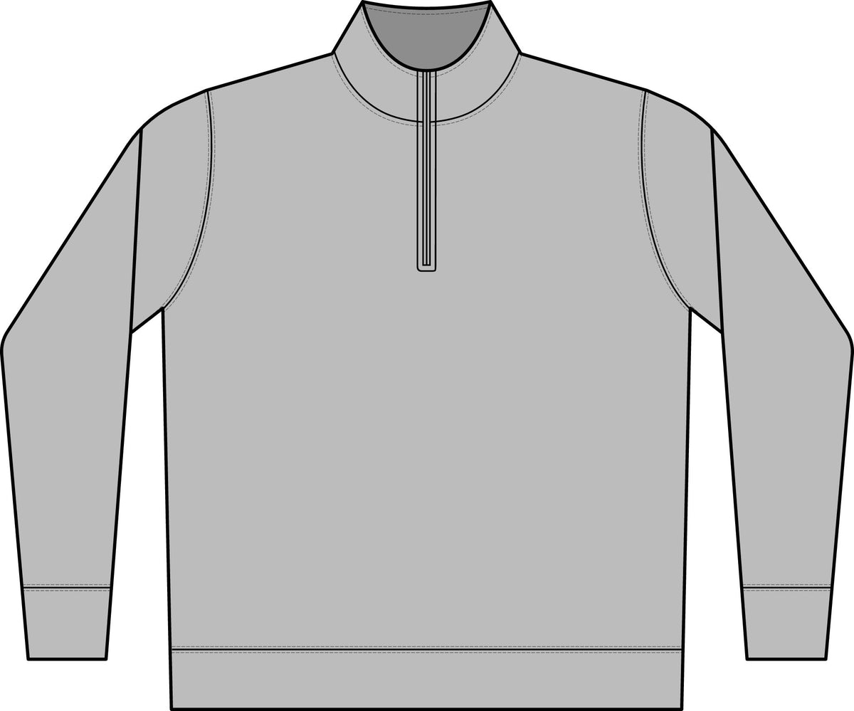 Fleece Quarter-Zip Pullover - ROK Global