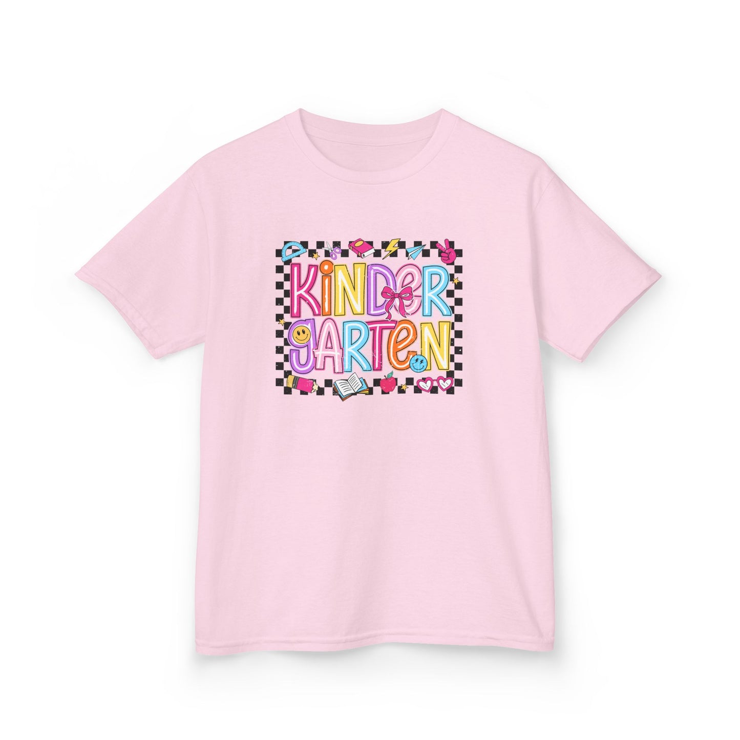 Kindergarten Kids T‑Shirt — Colorful Back-to-School Tee