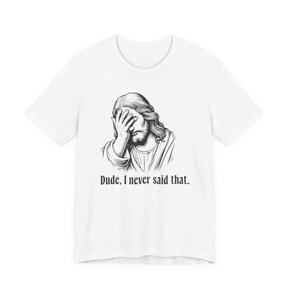 Premium Cotton T-Shirt - Man Up God's Way