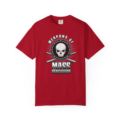Weapons of Mass Percussion Shirt | Drummer T-Shirt | Comfort Colors Band Tee | Music Lover Gift | Percussionist Graphic Tee