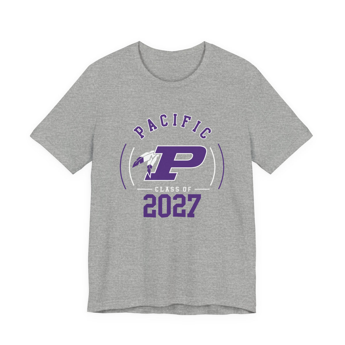 Pacific  2027 Graduation Premium Tee - Pacific Indians