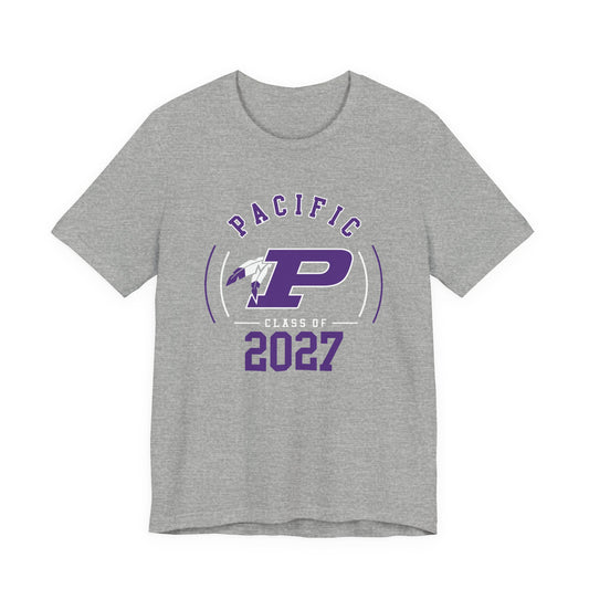 Pacific  2027 Graduation Premium Tee - Pacific Indians