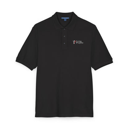 Adult - Poly/Cotton blend Embroidered Polo Shirt - Living with Purpose