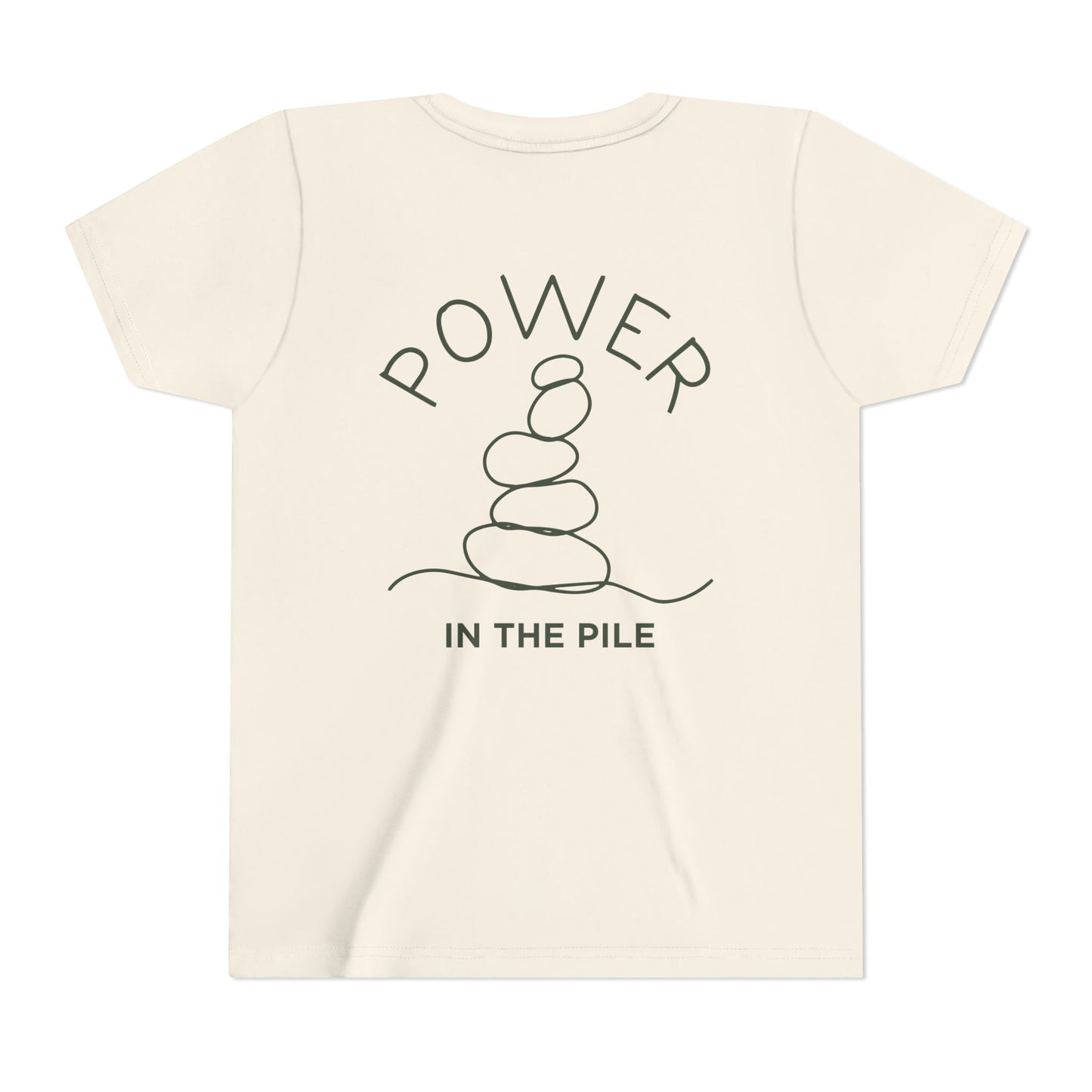 YOUTH - Basic tee - Power in the Piles - BBA