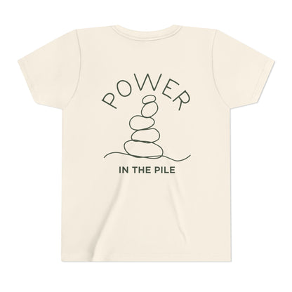 YOUTH - Basic tee - Power in the Piles - BBA