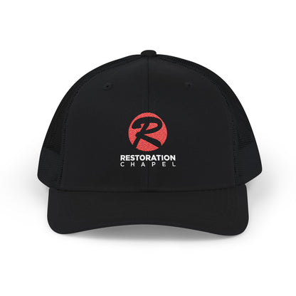 Embroidered Trucker Cap — Restoration Chapel