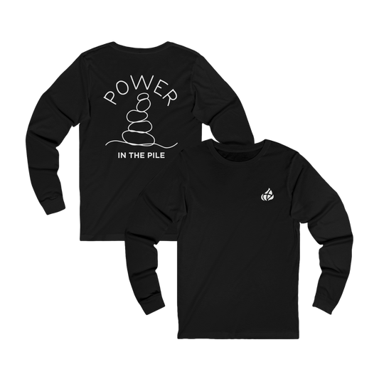 ADULT - Basic Long sleeve - Power in the Piles - BBA