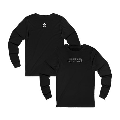 Adult - Premium Long Sleeve Tee Honor God Impact People - FAC Aurora