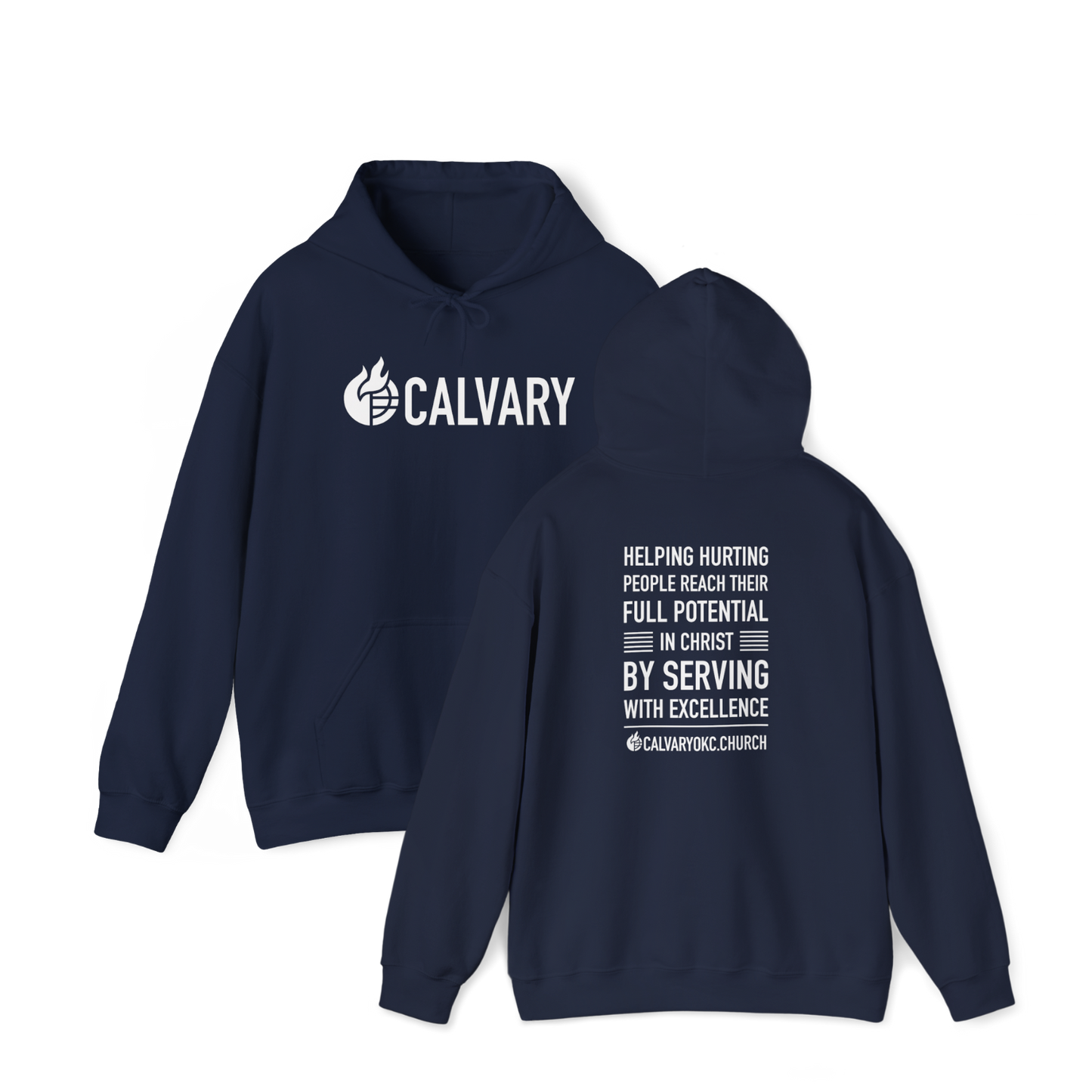 ADULT - Basic Hoodie - Calvary Church