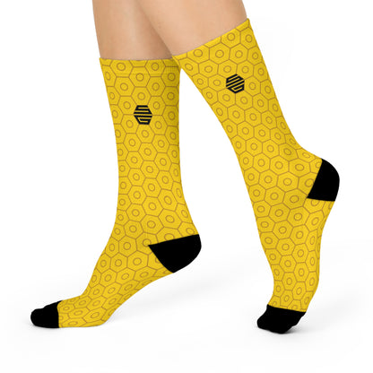 Honey Drip Socks Solid Yellow