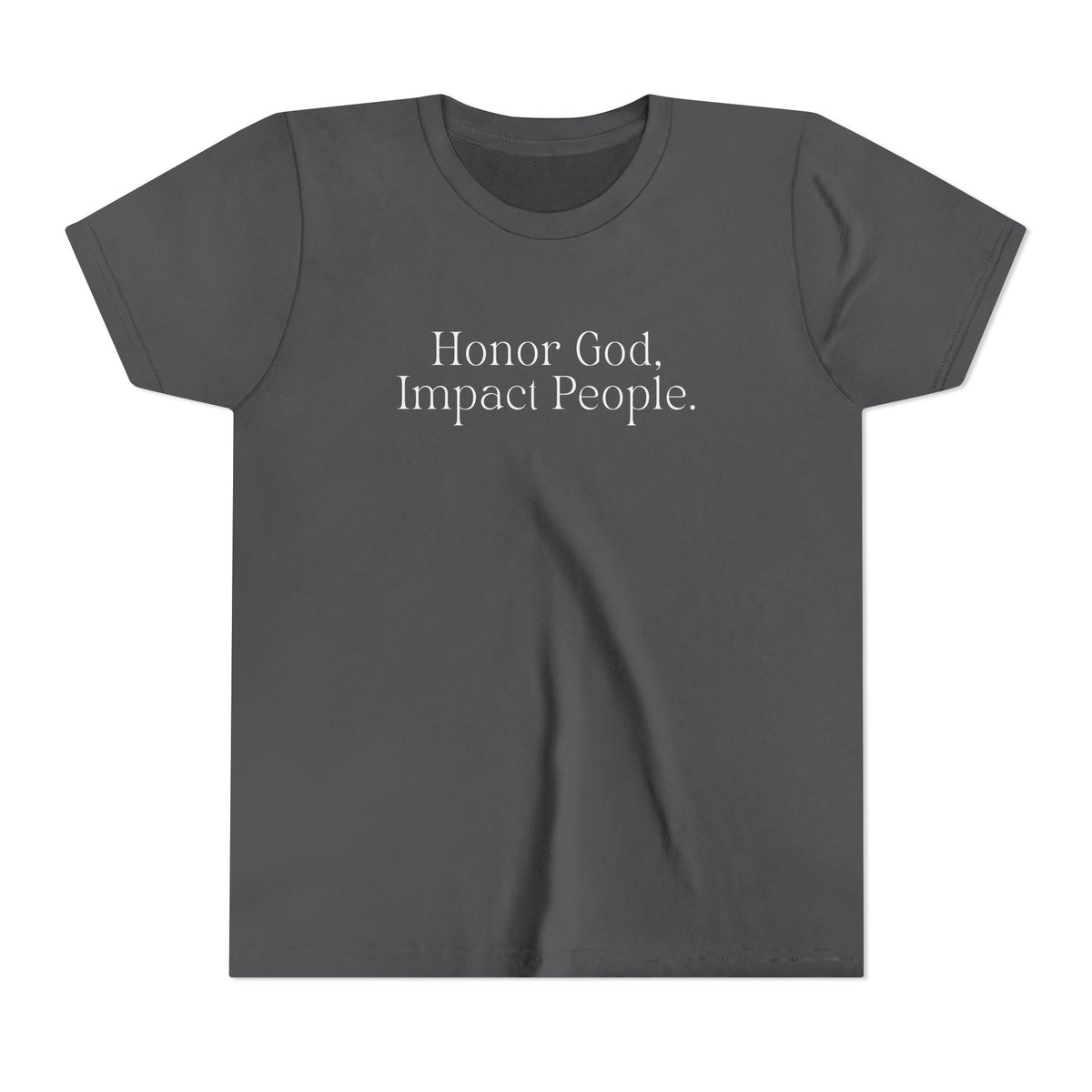 Youth - Premium T-shirt "Honor God, Impact People" - FAC Aurora