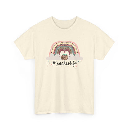 Teacher Life Rainbow T‑Shirt - Cute #teacherlife Graphic Tee for Educators