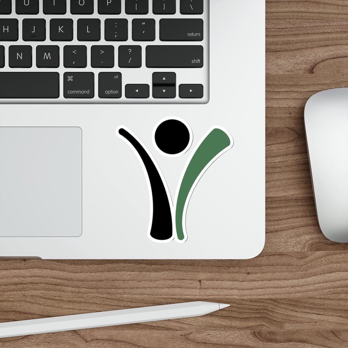 Die-Cut Sticker - Living with Purpose Green Man