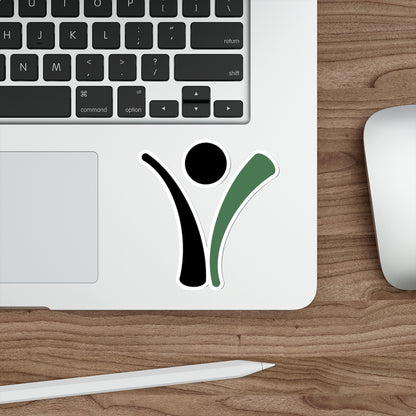 Die-Cut Sticker - Living with Purpose Green Man