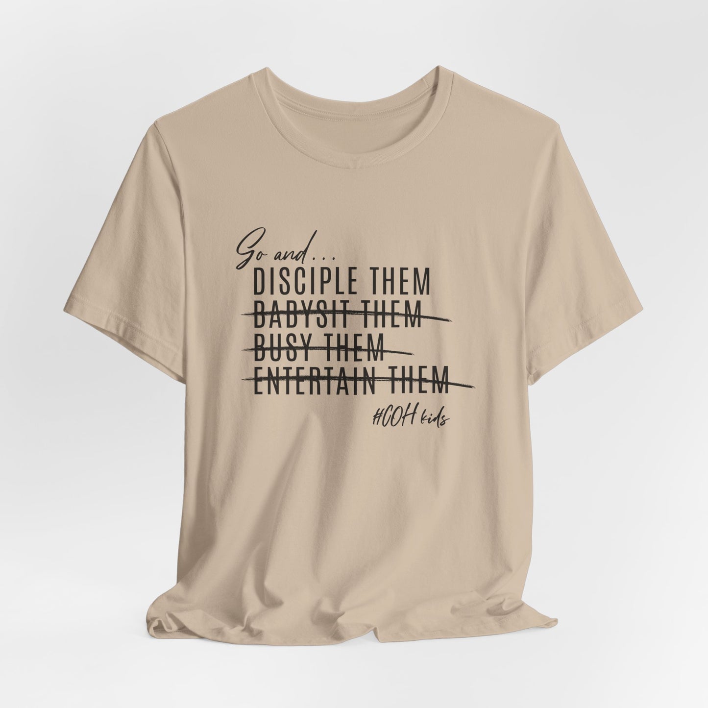 ADULT - Premium Cotton T-Shirt - Disciple Them T-Shirt