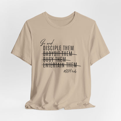 ADULT - Premium Cotton T-Shirt - Disciple Them T-Shirt