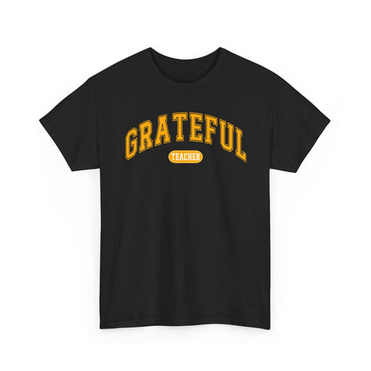 Grateful Teacher Shirt | Fall Teacher T-Shirt | Gildan Teacher Tee | Thanksgiving Teacher Outfit | Teacher Appreciation Gift