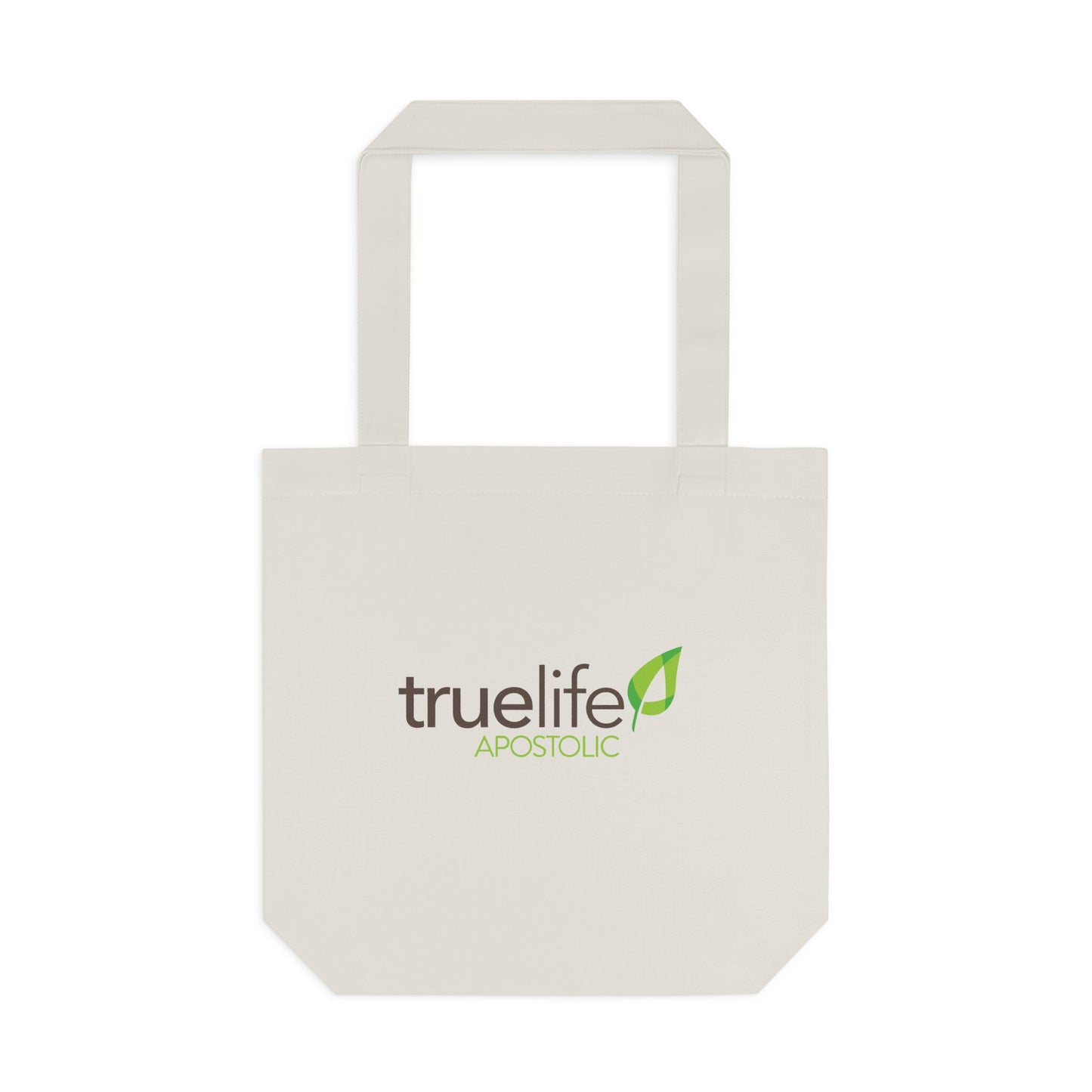 Truelife Apostolic Cotton Tote Bag - Eco-Friendly Grocery & Church Tote with Leaf Logo