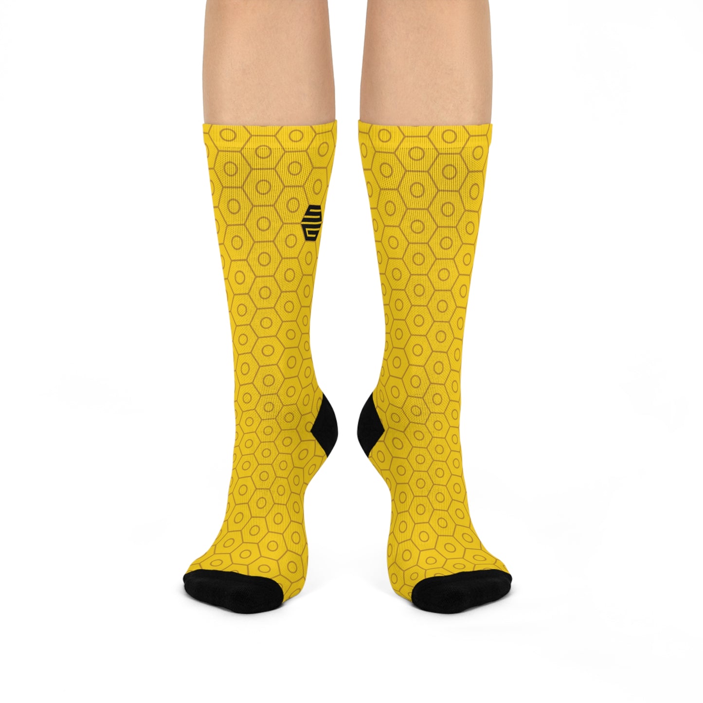 Honey Drip Socks Solid Yellow
