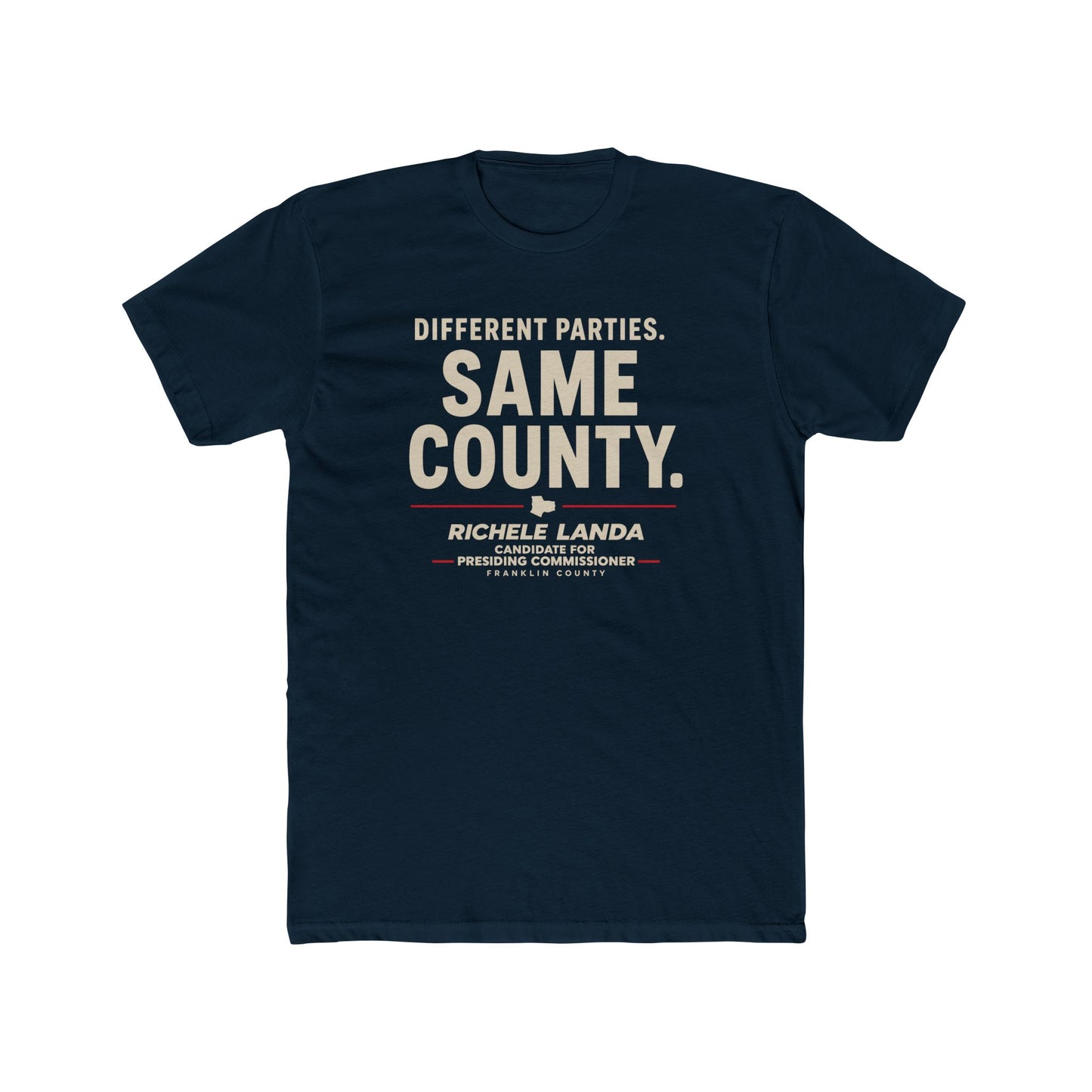 Adult - Premium Fitted Short Sleeve Tee - Different Parties- Same County