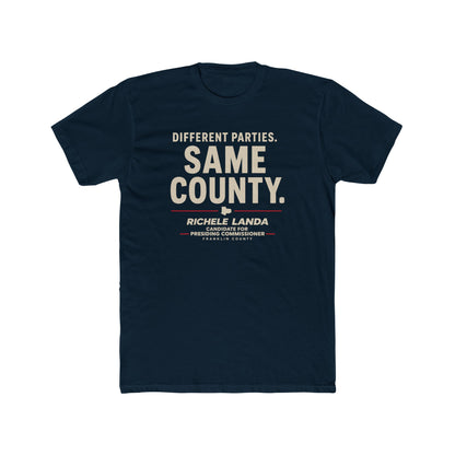 Adult - Premium Fitted Short Sleeve Tee - Different Parties- Same County