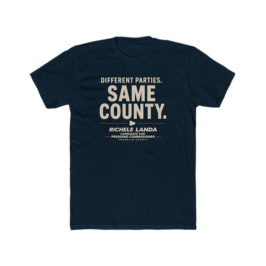Adult - Premium Fitted Short Sleeve Tee - Different Parties- Same County