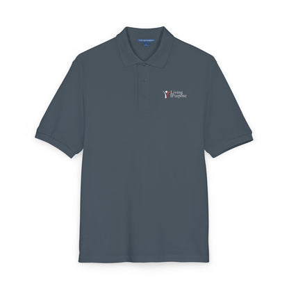Adult - Poly/Cotton blend Embroidered Polo Shirt - Living with Purpose