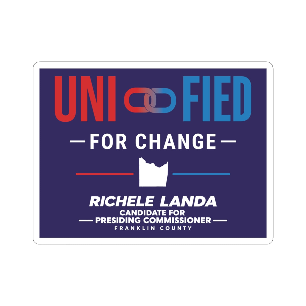 Regular Sticker - Unified for Change