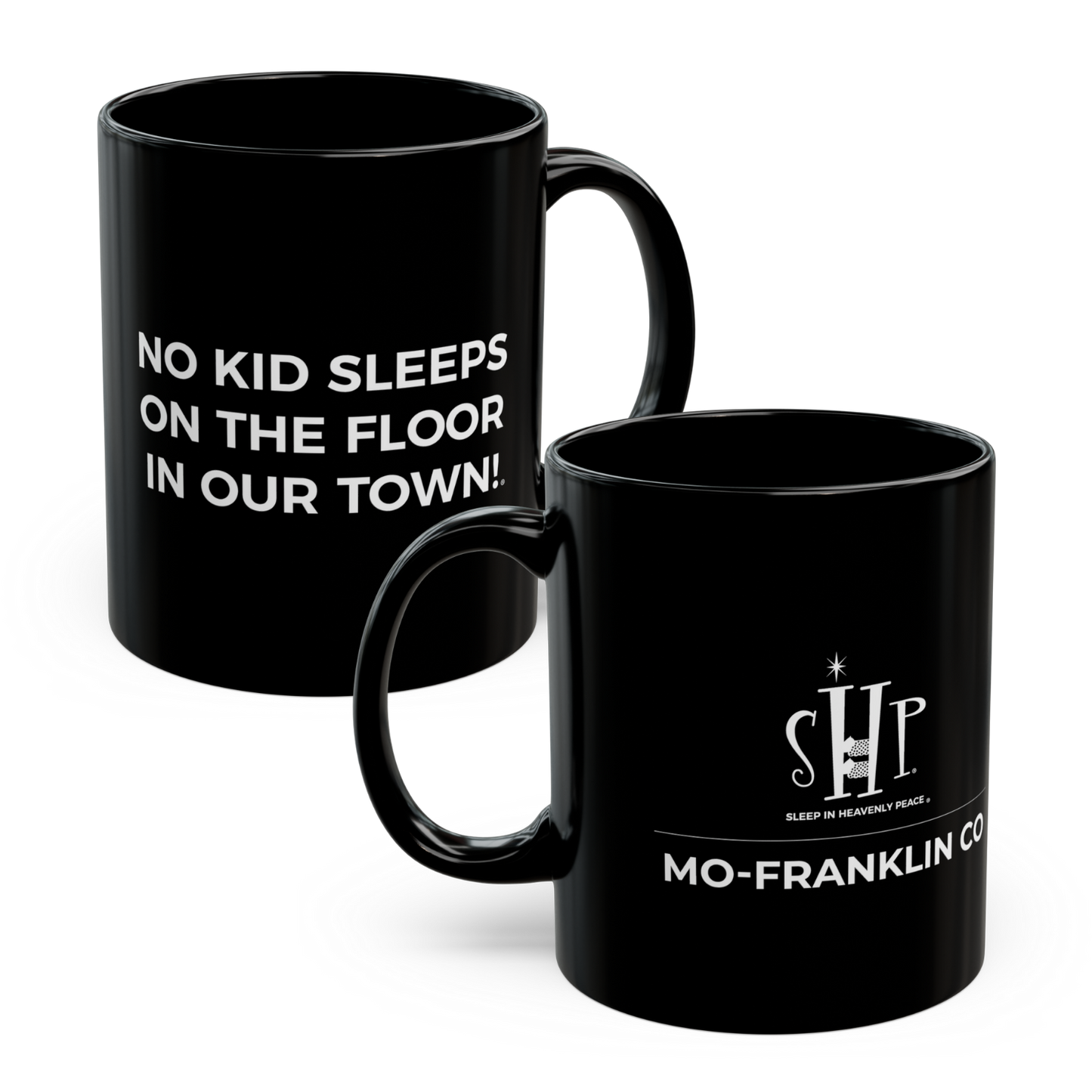 MO-Franklin Co Black Mugs