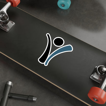 Die-Cut Sticker - Living with Purpose Blue Man