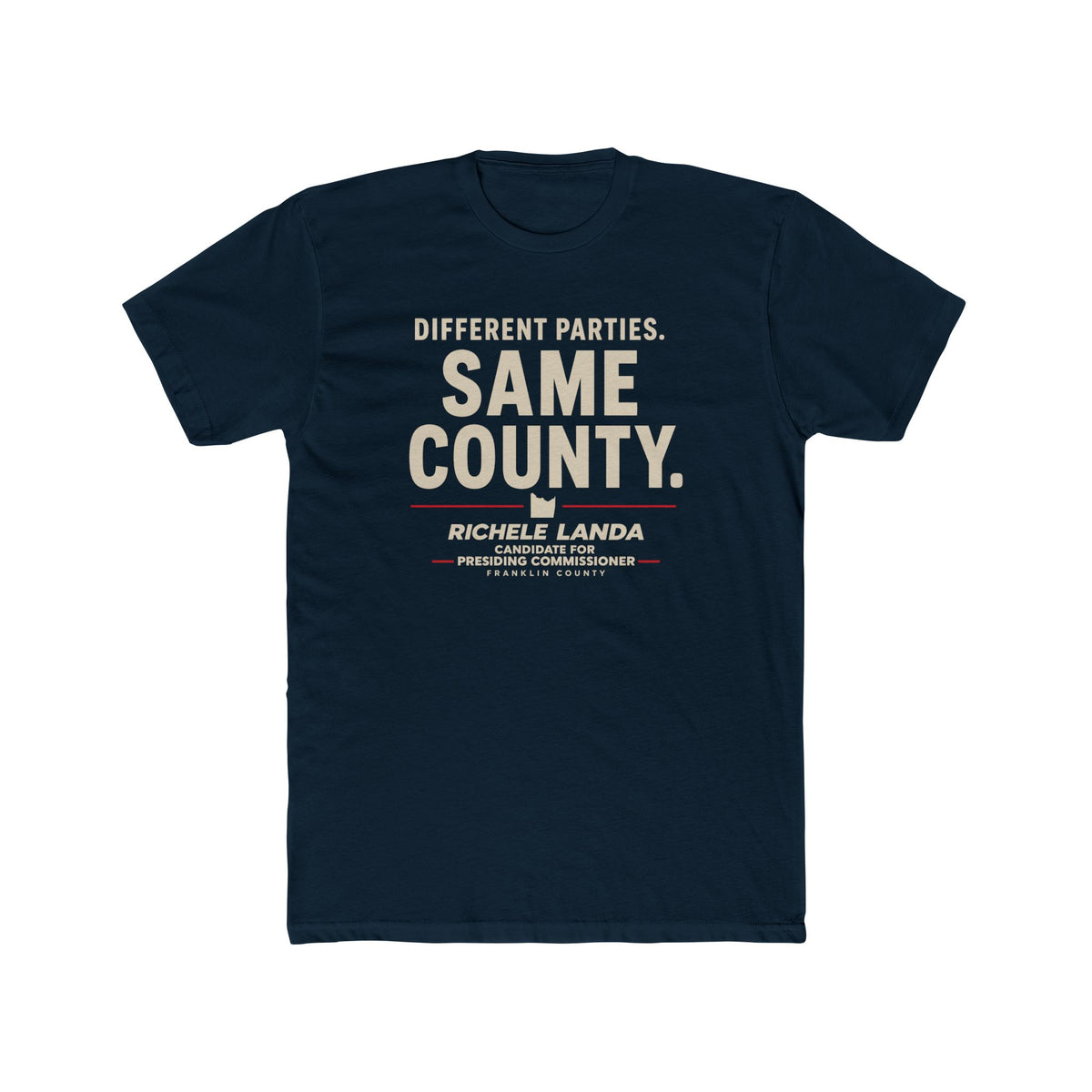 Adult - Premium Fitted Short Sleeve Tee - Different Parties- Same County