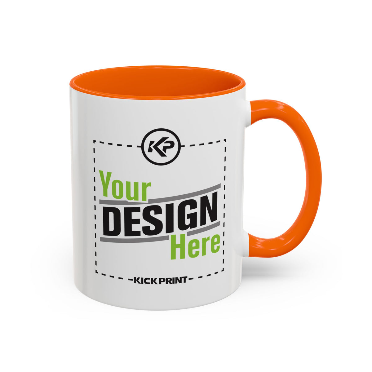 11oz Accent Mug - Kick Merch