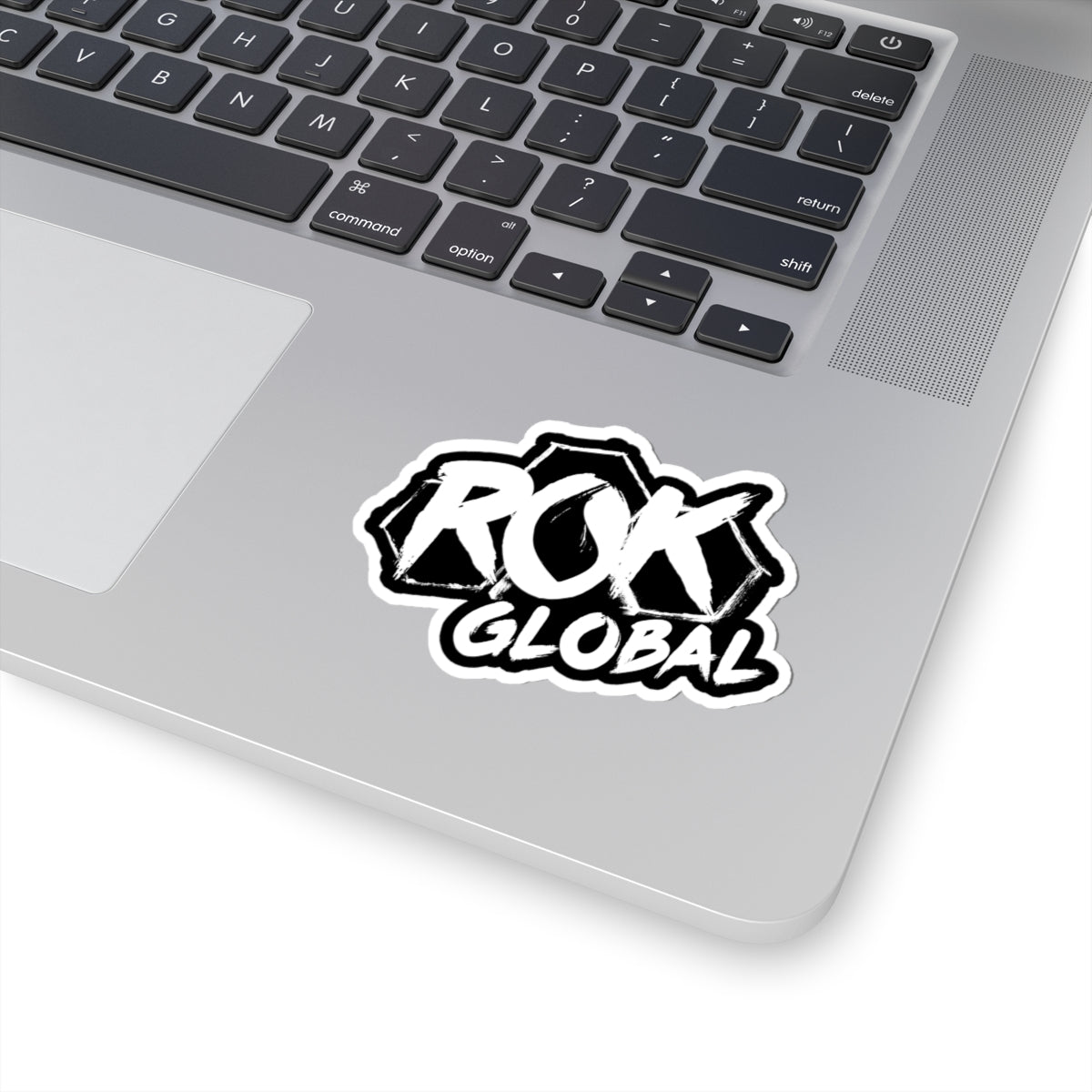 White ROK Global Kiss-Cut Sticker - ROK Global