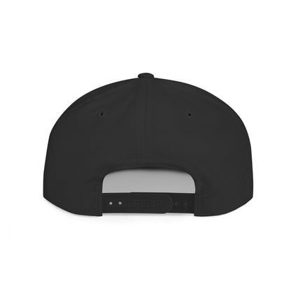 Snapback Hat - O.B.S. Logo Flat Bill Cap