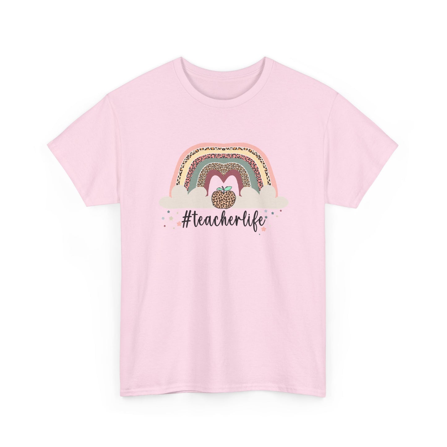 Teacher Life Rainbow T‑Shirt - Cute #teacherlife Graphic Tee for Educators
