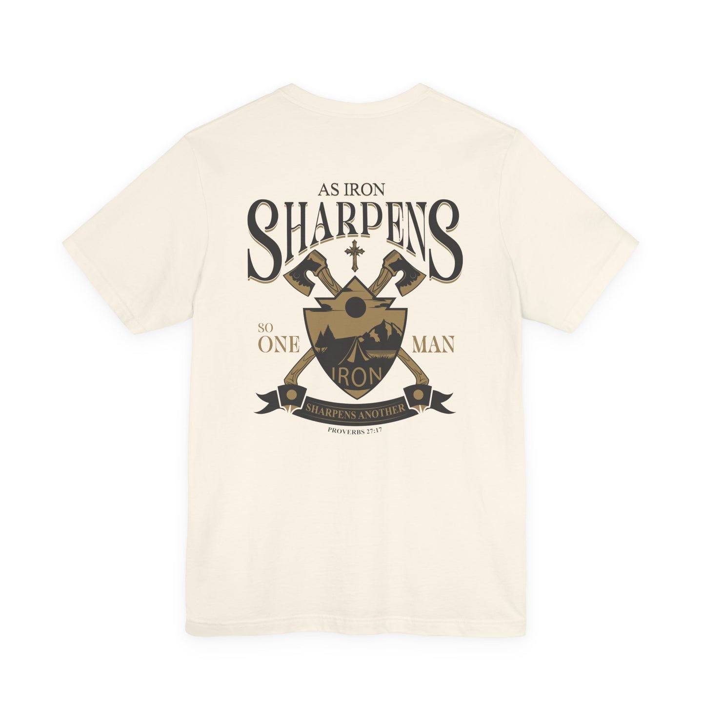 Premium Cotton T-Shirt - Man Up God's Way