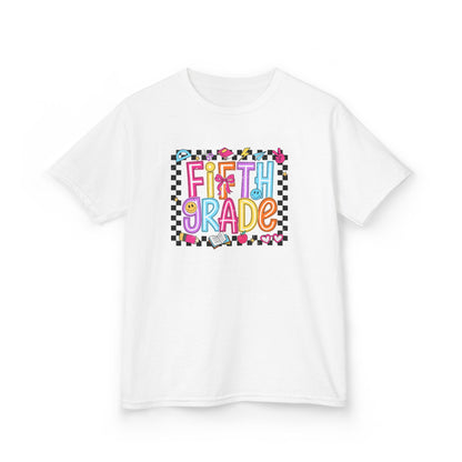 Girls - Fifth Grade Kids T‑Shirt — Colorful Back-to-School Tee