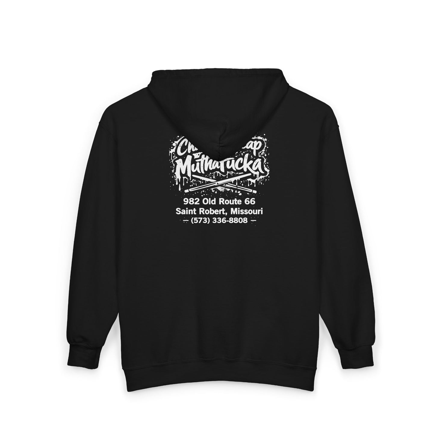 ADULT - Full-Zip Hoodie - Chalk is Cheap