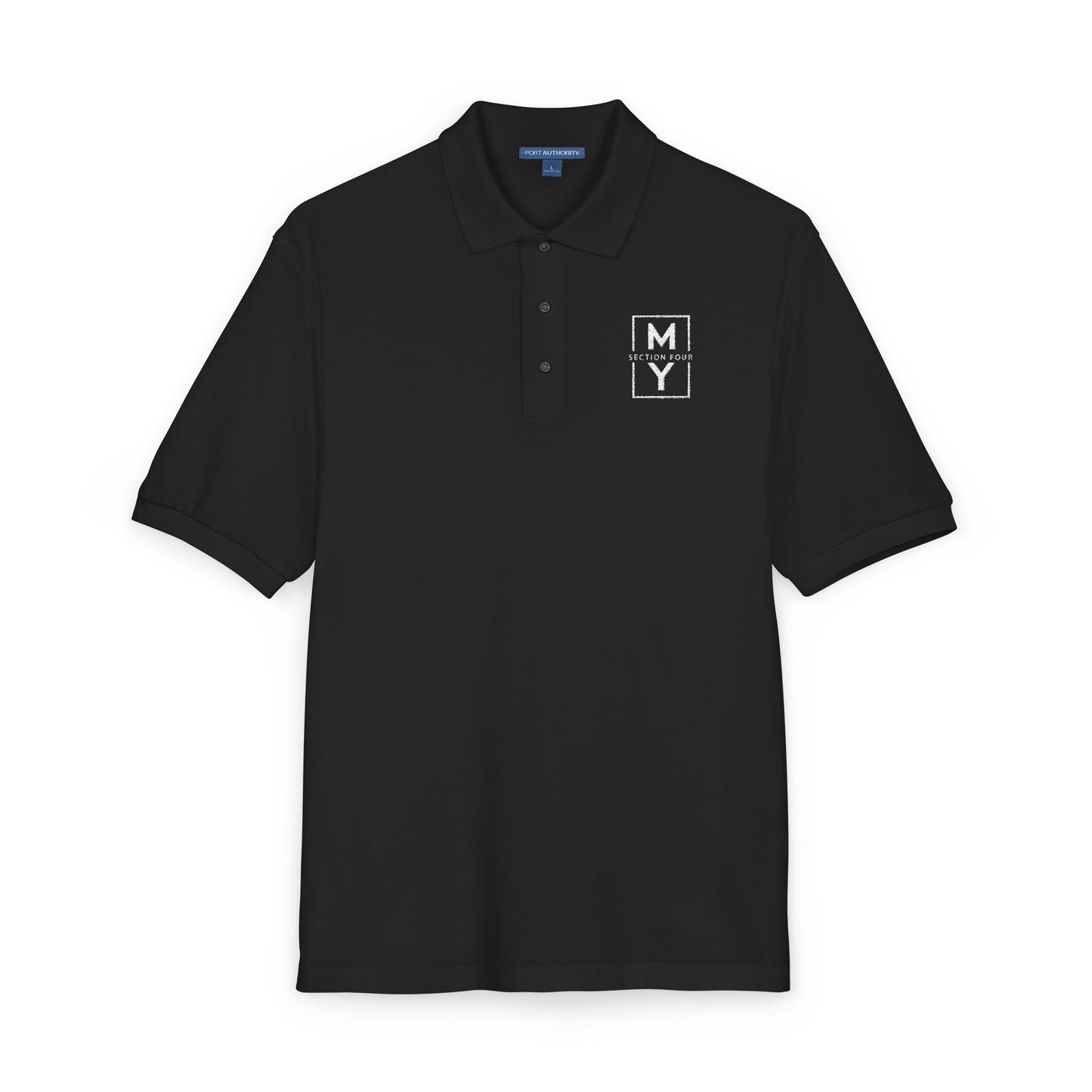 Embroidered 'MY' Crest Polo Shirt - MS Section 4 Youth