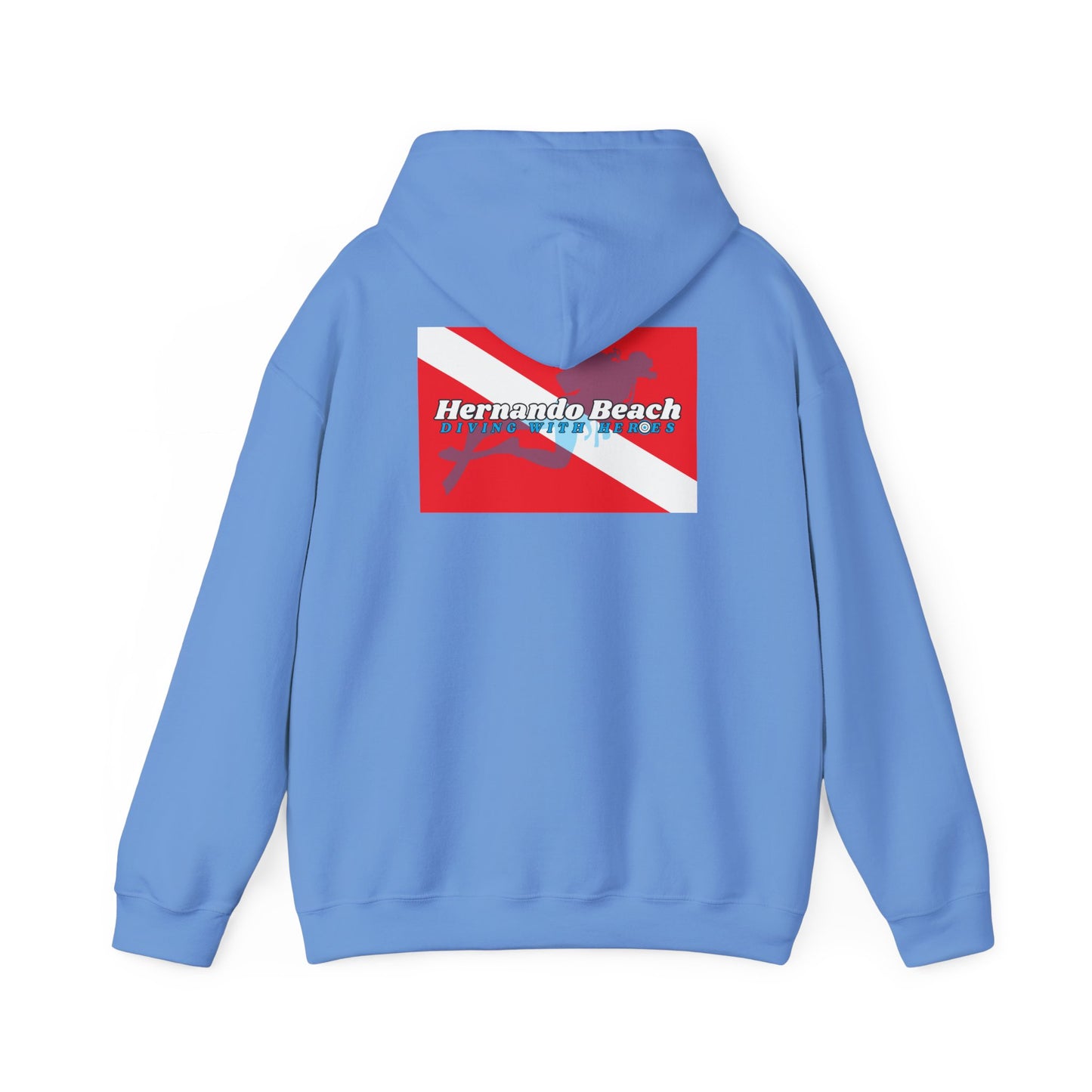 Classic Pullover Hoodie - Hernando Beach Diving - Front & Back Print
